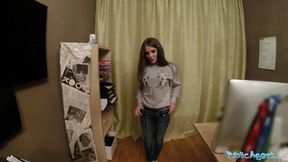 Public Porn Sexy shy Russian babe fucked by a stranger