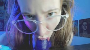 spitting blowjob
