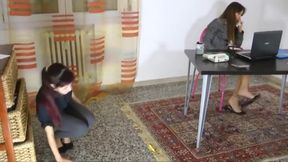 lesbian feet domination