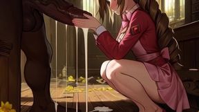 Aerith Sucks Big Black Dicks In Her Abandoned Church