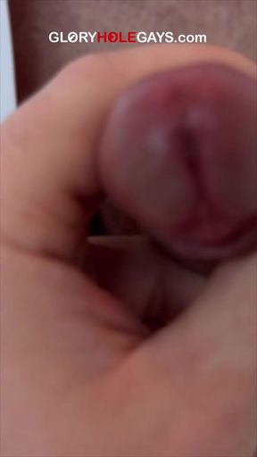 Curious Straight Twink Explodes at the Gloryhole - so Much Cum It’s Insane