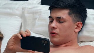 Gina the big-breasted MILF is taking his dick on all fours