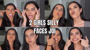 2 girls silly faces JOI - OnlyVanessa (with Sweet Maria)