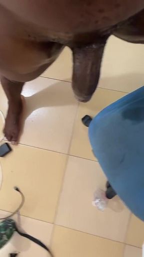 Horny African Thick Dick Breeding and Creampie Sextoy Part 1