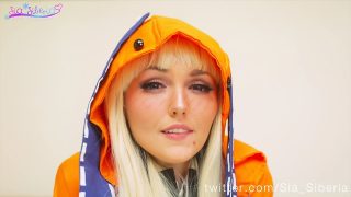 Solo tjejfilm av 18 år gammal stor bröst europeisk Runa Yomozuki från Kakegurui cosplay slampa i strumpor onanerar