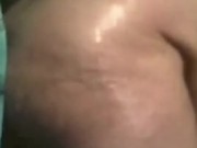 Clip: German Chubby under shower/fat ass/fat body/tiny cock