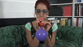 Stefania Tests a New Balloon Inflation Aid (MP4 - 1080p)