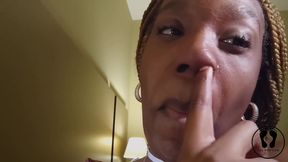 Nose Picking Snots Nostrils Frontal Camera POV