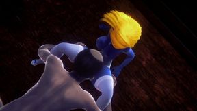 gargamel smurfing smurfette