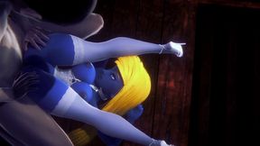 gargamel smurfing smurfette