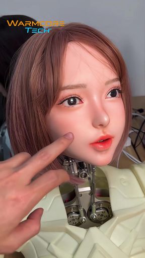 Robot with human-like features