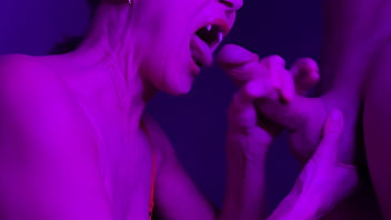 Milf feed on sperm load blowjob