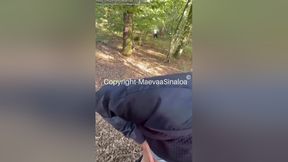 Cum Walk - I Walk With A Face Full Of Cum In The Street After Taking 4 Facials