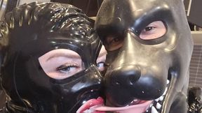 Naughty Latex Puppy Play