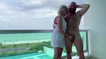 Sexy dancing after a powerful orgasm and waxing for Thor