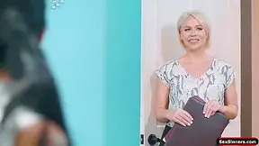 Avery Black And April Olsen - Lesbians Licking Pussy During Open House