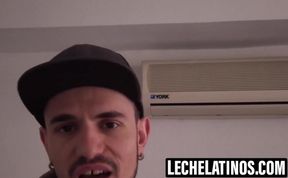 LecheLatinos.com - Gael feasts on Kendro's massive bareback boner