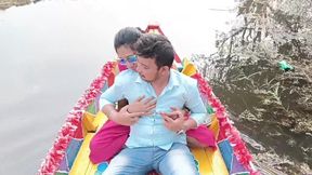 New couple sex on the boat