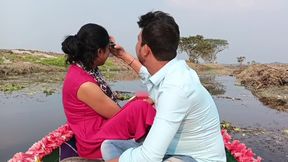 New couple sex on the boat