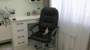 Sit on a chair with a doll and fart WMV FULL HD 1080p