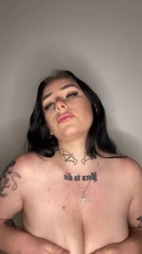 Busty british teen striptease JOI