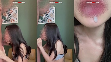 I love to suck and feel how his cum filling my mouth