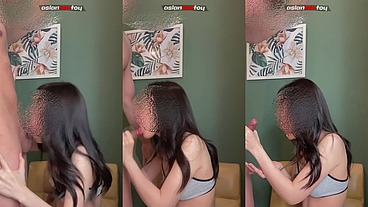 I love to suck and feel how his cum filling my mouth