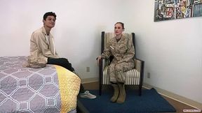 Marine mom fucked by son