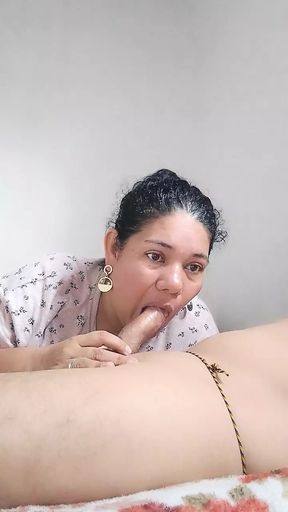 Mature sucking deep throat