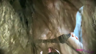 Oiled up babe rides his face until she comes