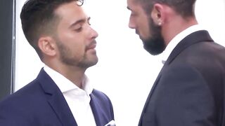 "Rimjob Roughness: Hot Jocks Robby Rojo & Drew Sebastian Fucked Hard"