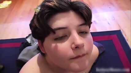 Puffy Chubby Teen Princess Sucking Big Cock