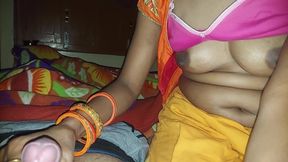 Indian Bhabhi Sucking Big Black Cock for Cumshot in Mouth, Best Face Fucking Oral Sex Video with Clear Hindi Voice