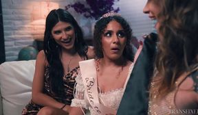 grayperrier & zariah aura switch batchelorette stripper  to female bride to be