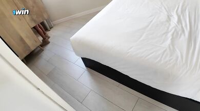 He found his busty stepsister's wet panties and he got horny