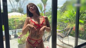 Fucking on the table with the beautiful young Colombian Anna Cherry7!