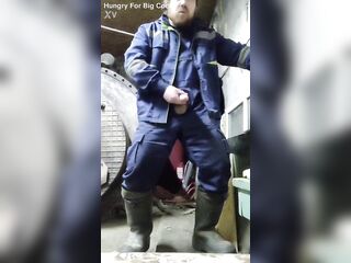 A shot of hot cum from a hard weenie of a Russian homo!