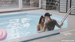 ”Asian Babe Polly Pons Couldnt Resist From Pool Boy Big Cock”