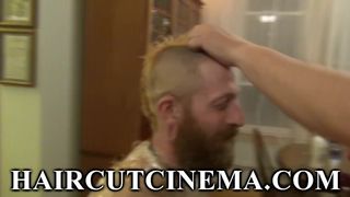 HaircutCinema.com - Ash-Blonde Mohawk (total Flick)