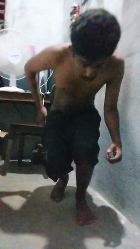 HeadmasterDumgFag Shithin Cumming on Floor and Licking with Piss