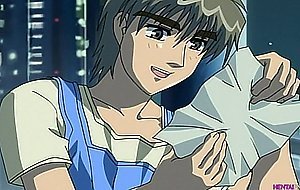 Young man has interview with busty MILF secretary Hentai Cartoon