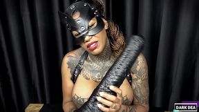 The Kinky Slut Queen &quot_Dark Dea&quot_ Rides The huge Centaur XL filling her Pussy with lots of Yellow Cum part 1/3 &quot_Hankey'_sToys&quot_ (Extreme Insertion-FemDom-Fetish) &quot_FULL VERSIO