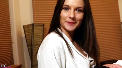 MILF teacher Mandy Flores on a steamy sleepover date