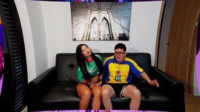 PUSKAS AWARD TO MY BEST FRIEND AFTER BEING THE BEST CUCKOLD OF THE YEAR. I FUCK HIS GIRLFRIEND WHILE WE WATCH FOOTBALL