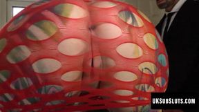 UKSubSluts com - Piggy Mouth's nymphomaniac rough domination craving