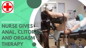 Nurse Kitty treats Patient Zero with anal stretching, clitoral stimulation and orgasm therapy.