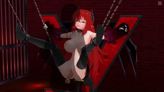 3D HENTAI BDSM Succubus seduced the owner in the basement