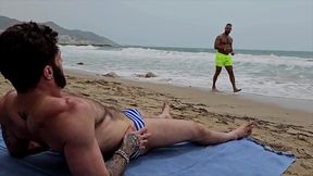 Muscular Latino and Arabic Guys Engage in Raw BeachGay Action – Multiple Orgasms & Deep Throats