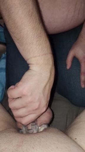 Just wanted to get his hopes up that I might let him cum!