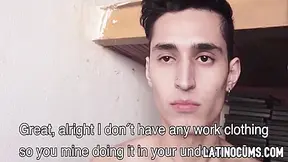 Amateur Straight Latino Painter Has Gay Sex With Guy 8 Min